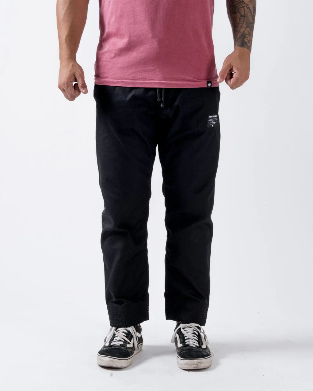 Kingz Calça Casual Rip Stop Gi - Preto