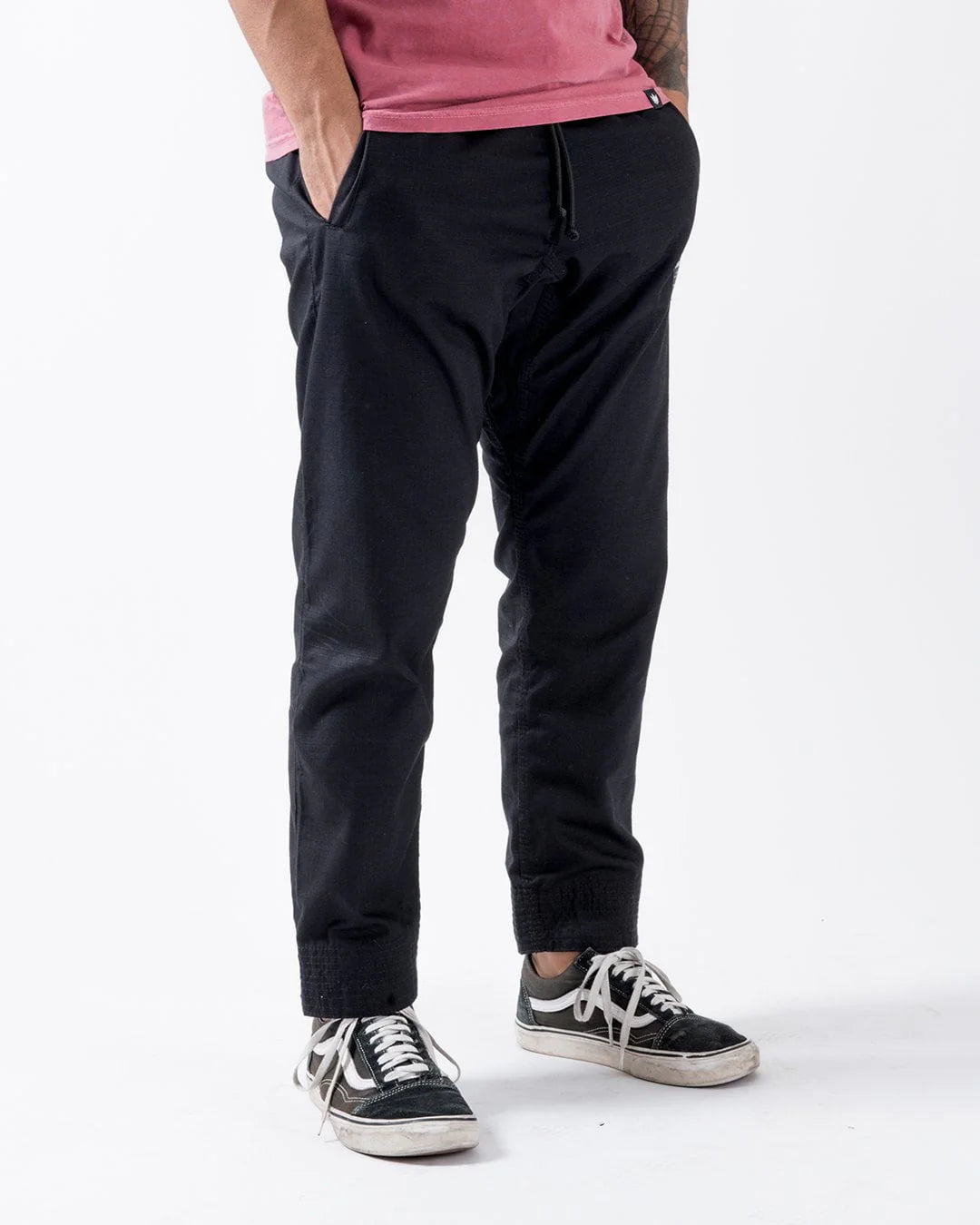 Kingz Calça Casual Rip Stop Gi - Preto