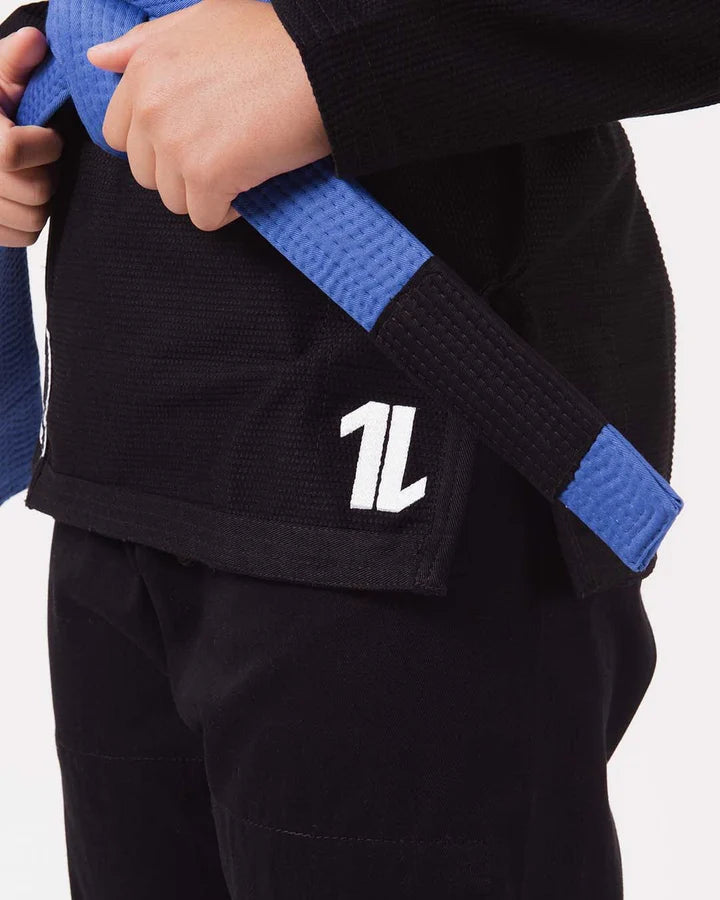 Kingz BJJ Gi Kids The One preto incl. Cinto branco