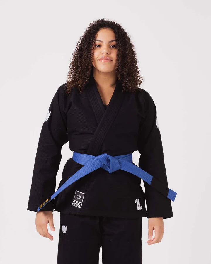 Kingz BJJ Gi Kids The One preto incl. Cinto branco