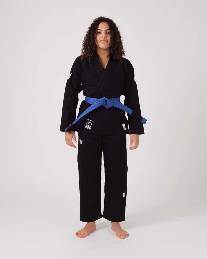 Kingz BJJ Gi Kids The One preto incl. Cinto branco
