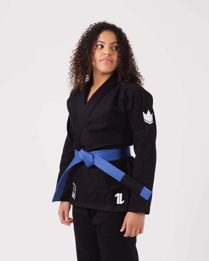 Kingz BJJ Gi Kids The One preto incl. Cinto branco