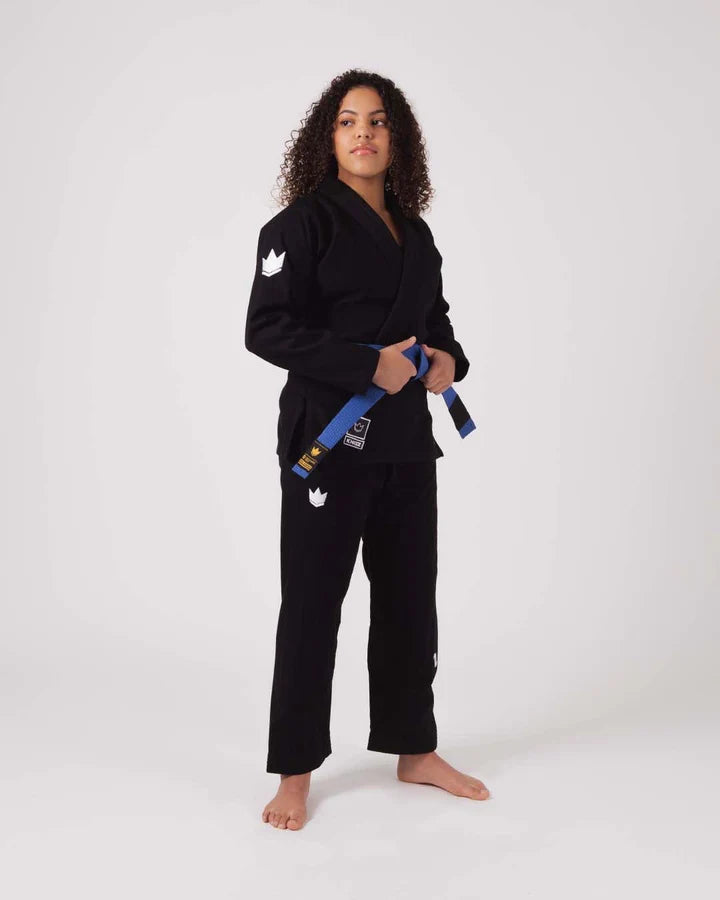 Kingz BJJ Gi Kids The One preto incl. Cinto branco
