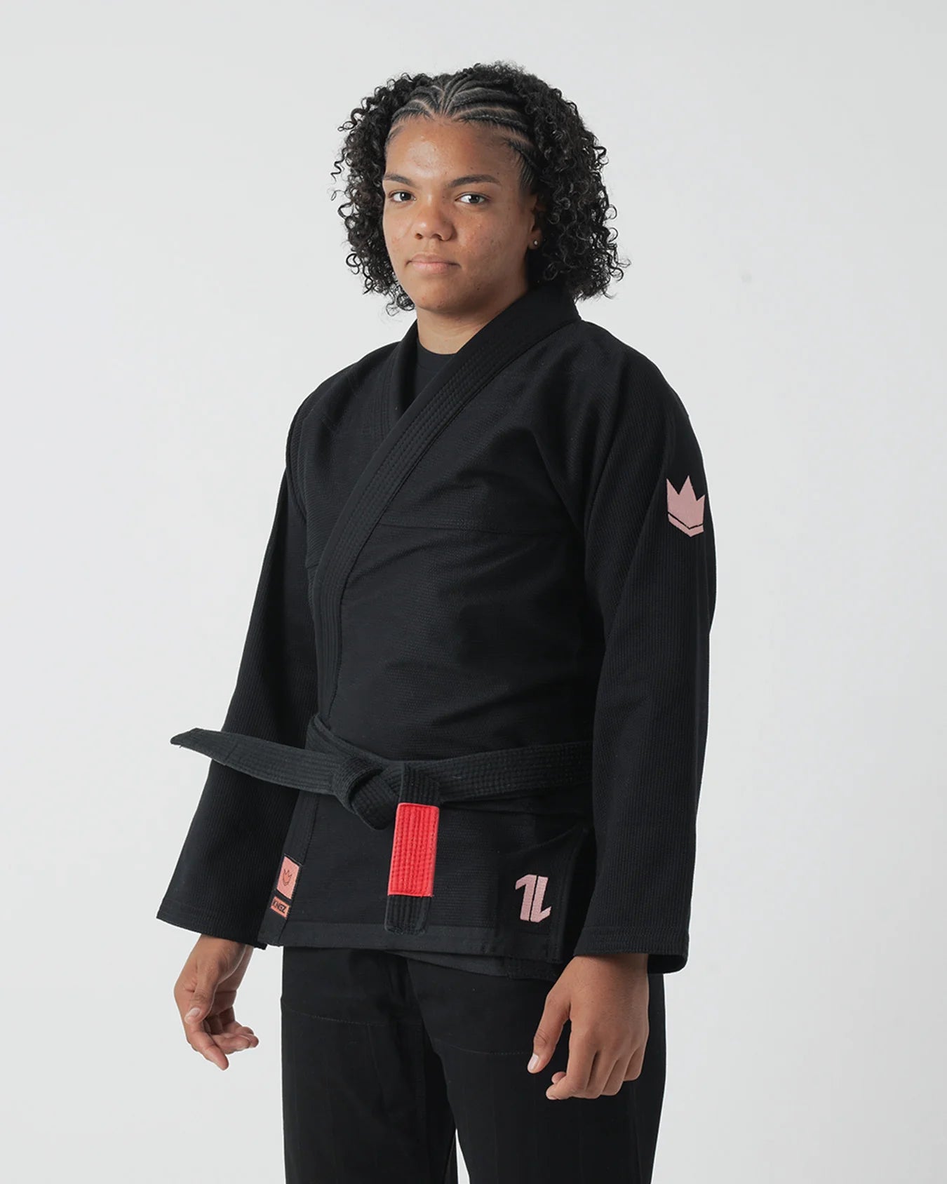 The ONE Jiu Jitsu Women's Gi - Black/Rose Gold - FREE White Belt