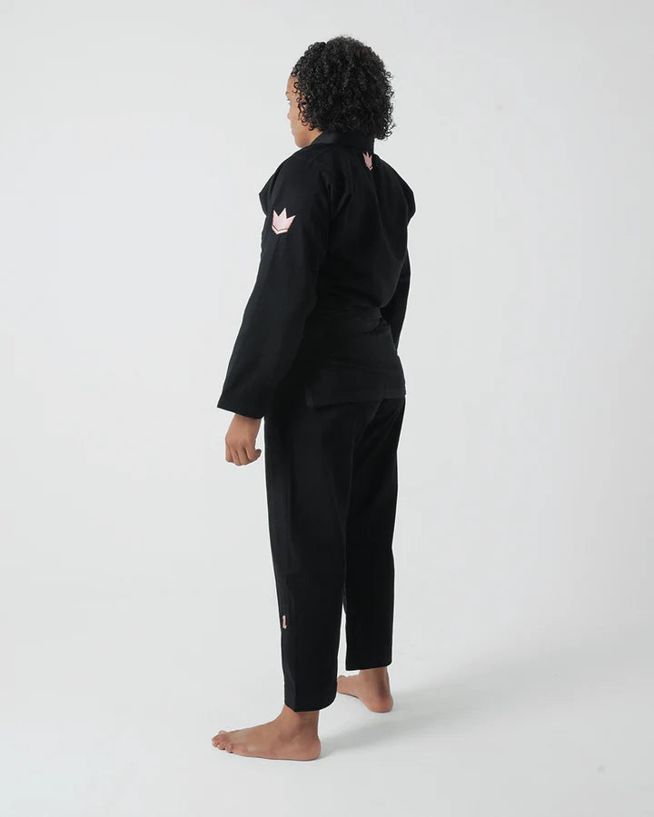 The ONE Jiu Jitsu Women's Gi - Black/Rose Gold - FREE White Belt