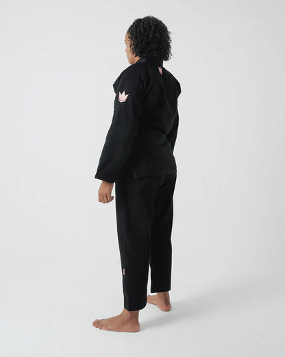 The ONE Jiu Jitsu Women's Gi - Black/Rose Gold - FREE White Belt