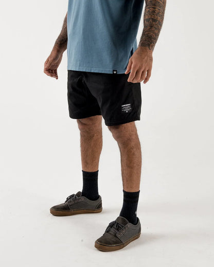 Kingz Casual Gi Shorts - Black