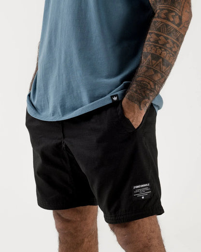 Kingz Casual Gi Shorts - Black