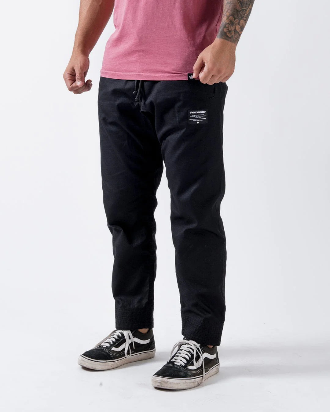 Kingz Casual Rip Stop Gi Pants - Black