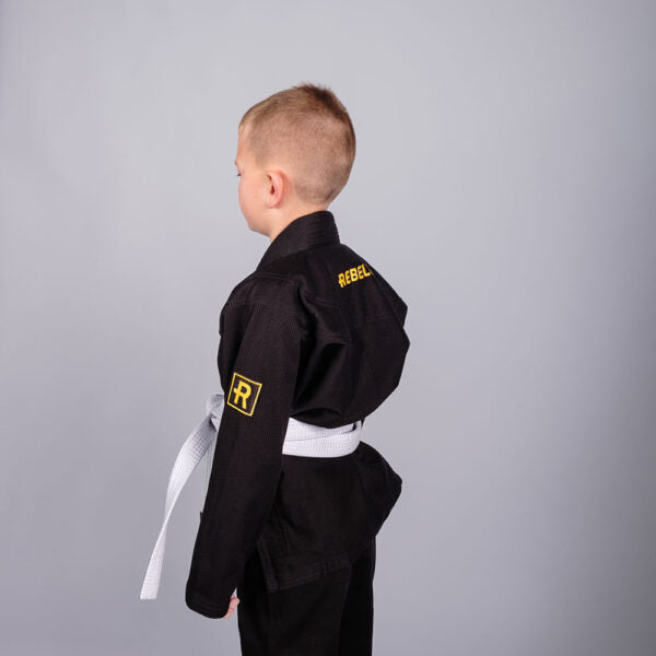 Rebelz BJJ Gi Kids Gold Standard 2 Black